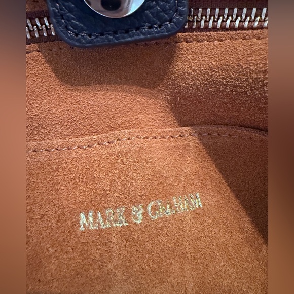 Mark and Graham Brown Suede Leather Boho Bag NWOT - Picture 3 of 7